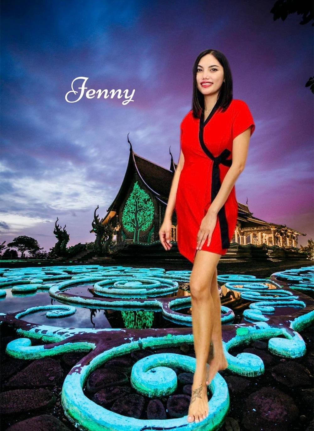 Jenny, Massaggiatrice thailandese a Milano. Esperta massaggio thai con formazione a Bangkok. Opera presso il centro massaggi Energy Thai in viale Umbria 52 a Milano.